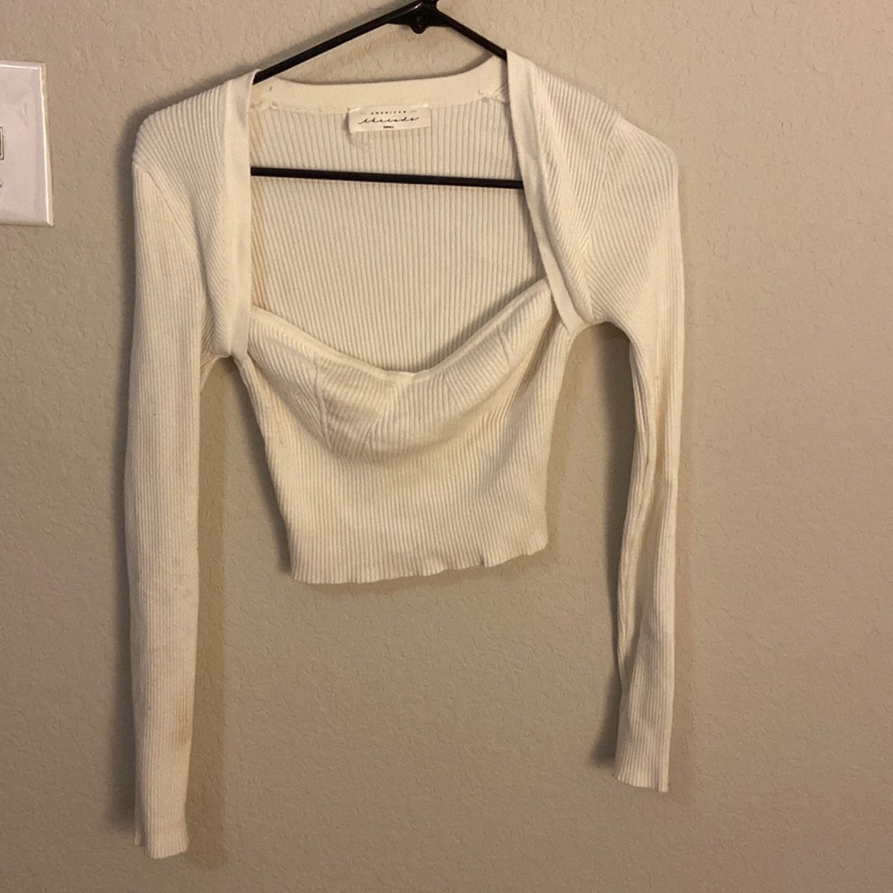 Sweater crop top